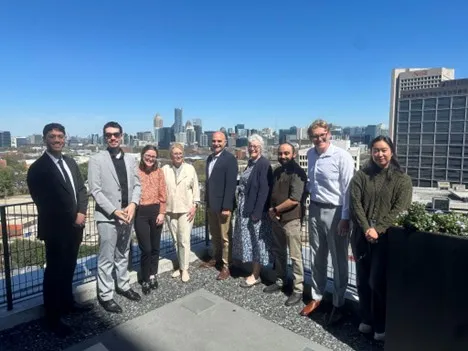 Six ARCS Scholars from the Atlanta Chapter participated in the NSCEB visit and shared their biotech research with commissioners.